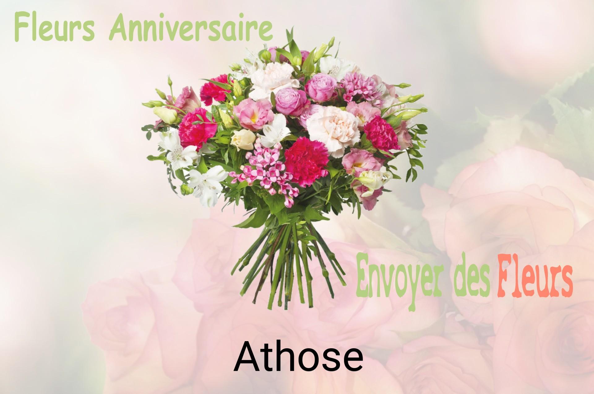 Bouquet de fleurs d’anniversaire livré à Athose