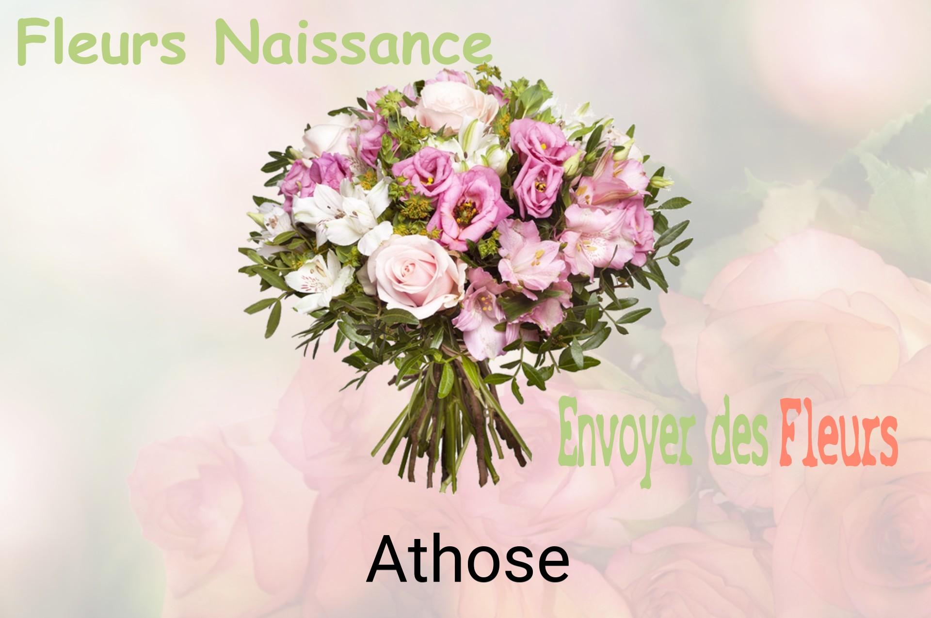 Bouquet de fleurs de naissance livré à Athose